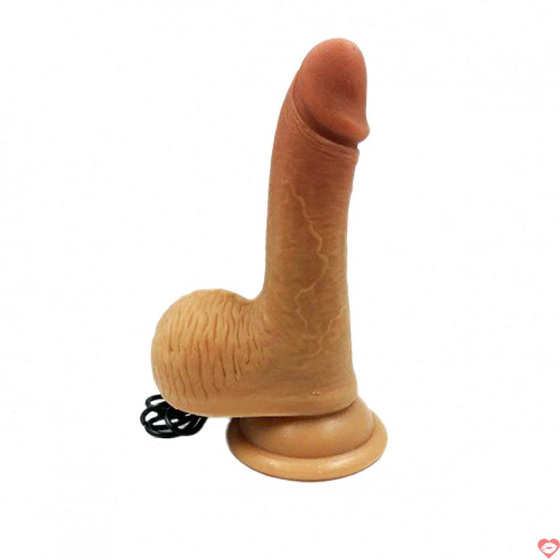 Dương vật giả silicon rung gắn tường 2 thớ mềm mại Nature Cock 