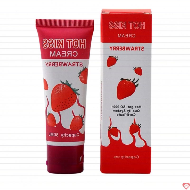 Gel Bôi Trơn Hotkiss Strawberry Flavor Lubricant Hương Dâu