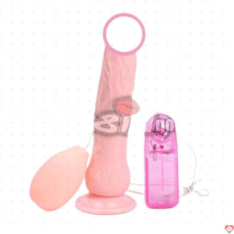 Dương vật giả rung Baile Fountain xuất tinh chân thực, silicone cao cấp 