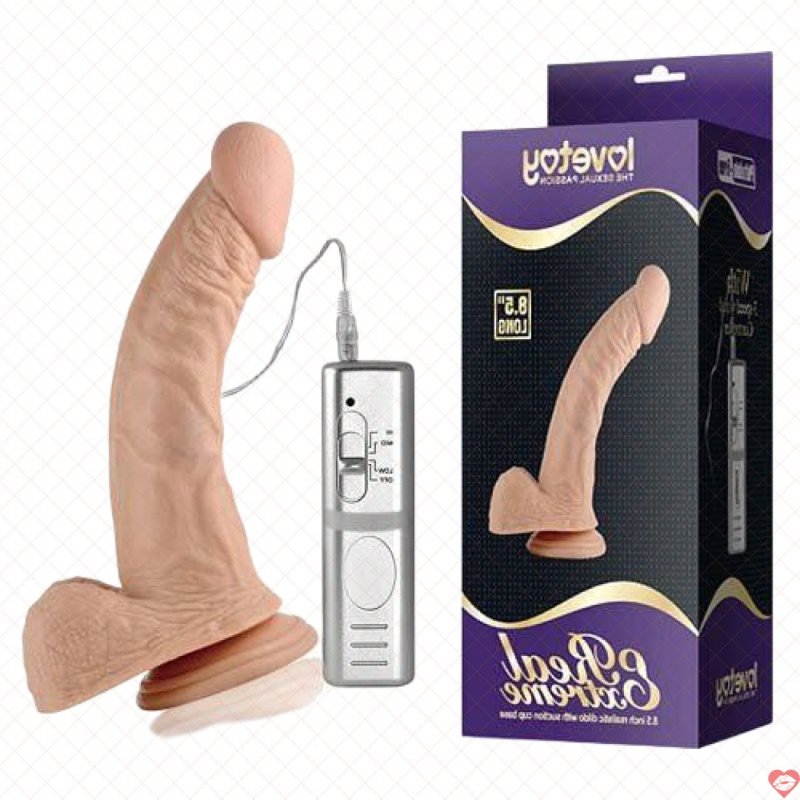 Lovetoy Real Extreme 8.5 Inch Dương vật rung size lớn Tăng cực khoái 