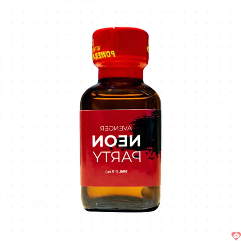 Popper Avenger Neon Party Red 30ml Hít tăng khoái cảm Nam đồng tính 