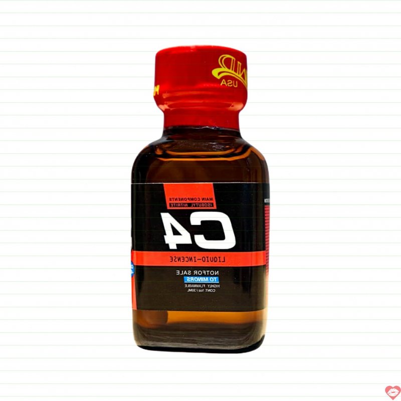 Popper PWD USA C4 Red 30ml tăng khoái cảm mạnh mẽ thư giãn sâu lâu dài 