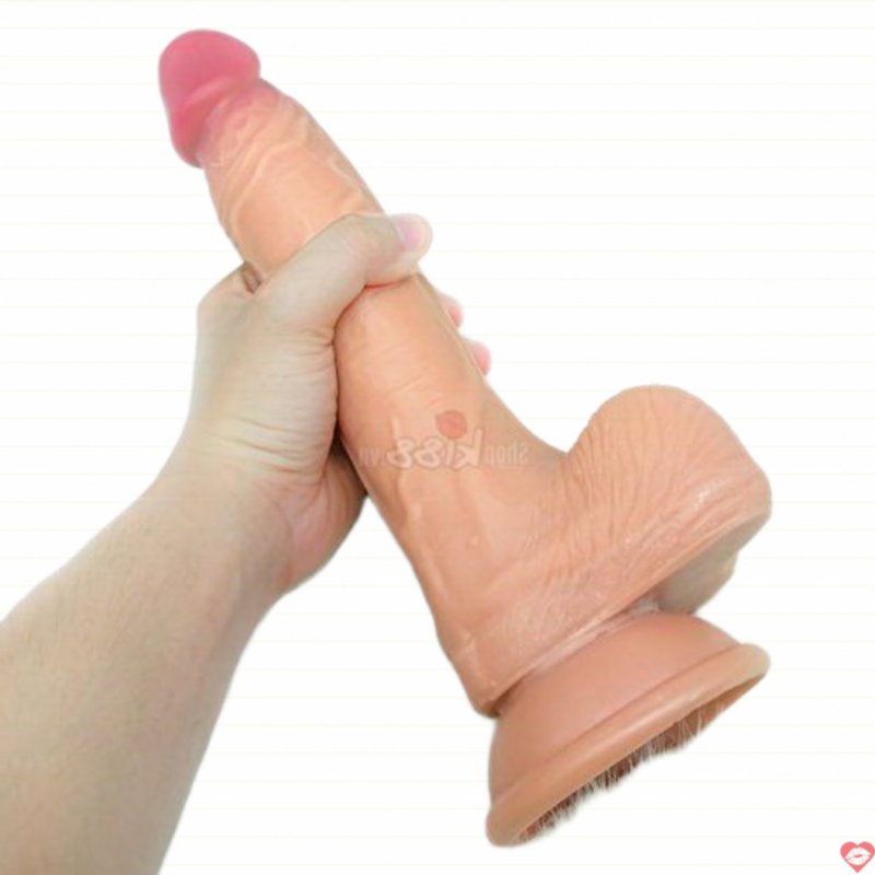 Dương vật giả Lovetoy siêu mềm, kích thích điểm G, hàng Mỹ 