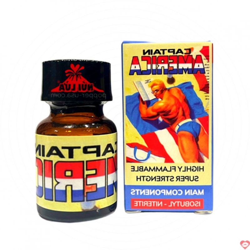 Popper Captain America 10ml Hương Mạnh Mẽ Kích Thích Mua Ngay 