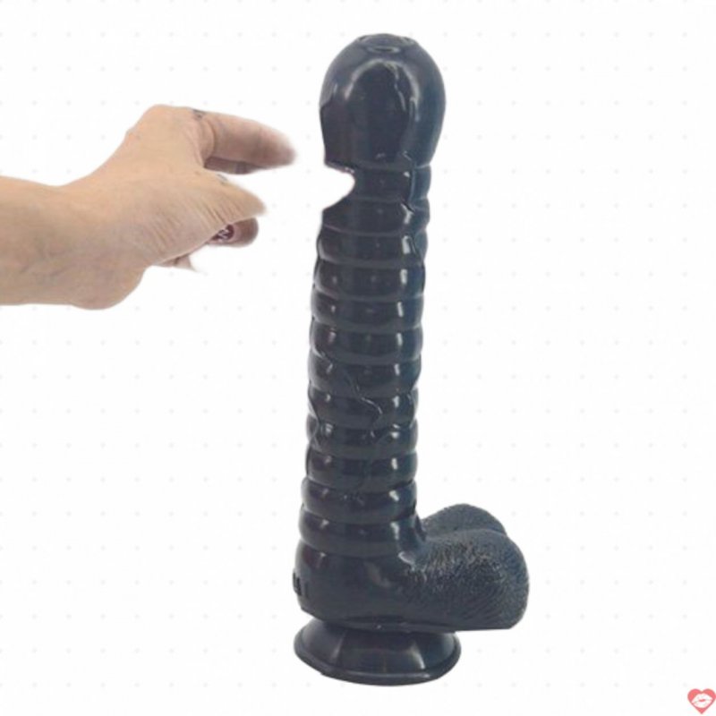 Dương vật giả to khủng FAAK silicon đen kích thích điểm G 