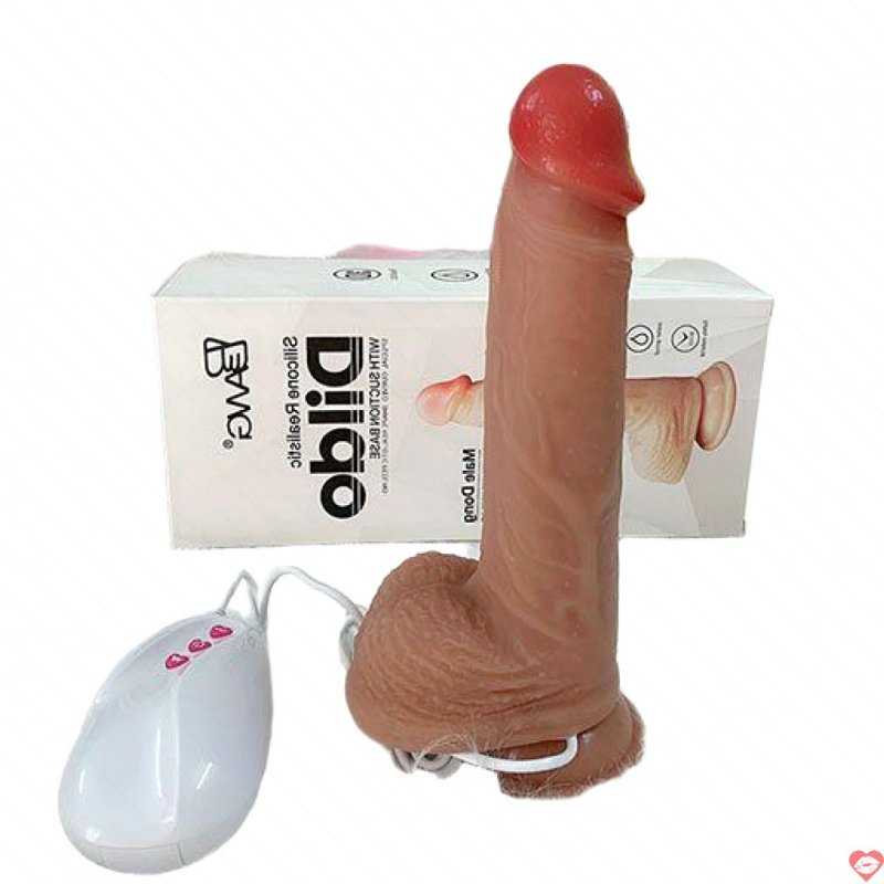 Dương vật giả silicone cao cấp rung thụt sưởi ấm kích thích mạnh mẽ 