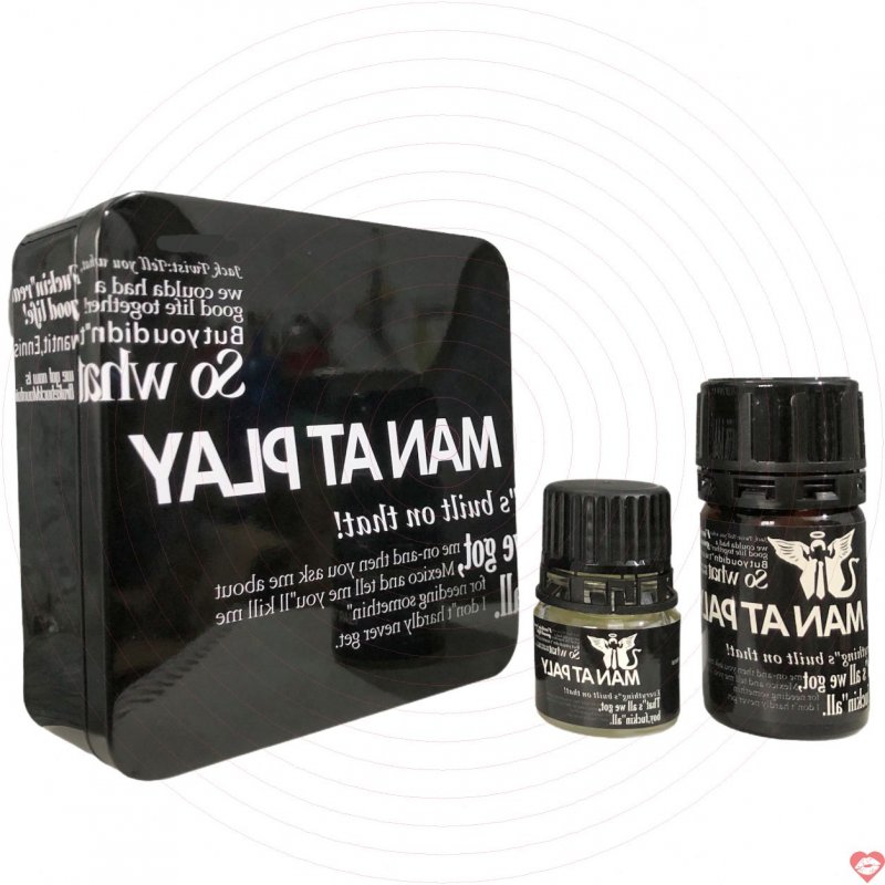 Popper Man At Play Đen Set 40ml + 20ml Cực Mạnh
