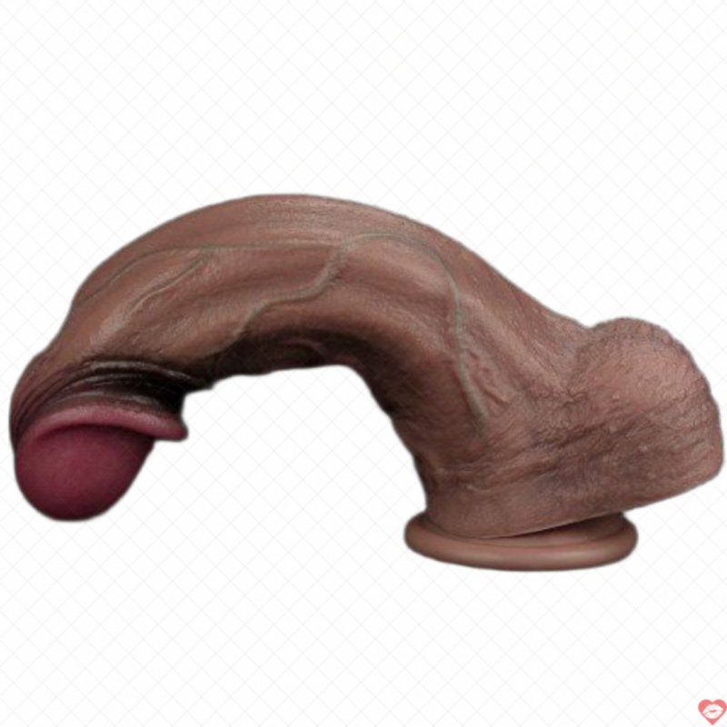 Dương vật giả silicon LoveToy 2 lớp size XXXL, thỏa mãn đam mê, an toàn 