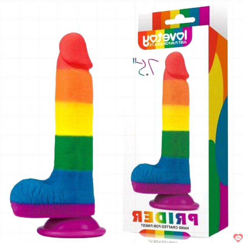 Lovetoy Prider dương vật giả silicone 3 size 7.5 8 9 cao cấp kích thích 