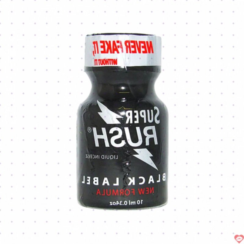 Chai Hít Tăng Khoái Cảm Popper Super Rush Black Label - Chai 10ml