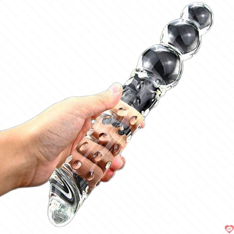 Dương vật giả thủy tinh 2 đầu siêu mềm mượt kích thích mạnh mẽ 