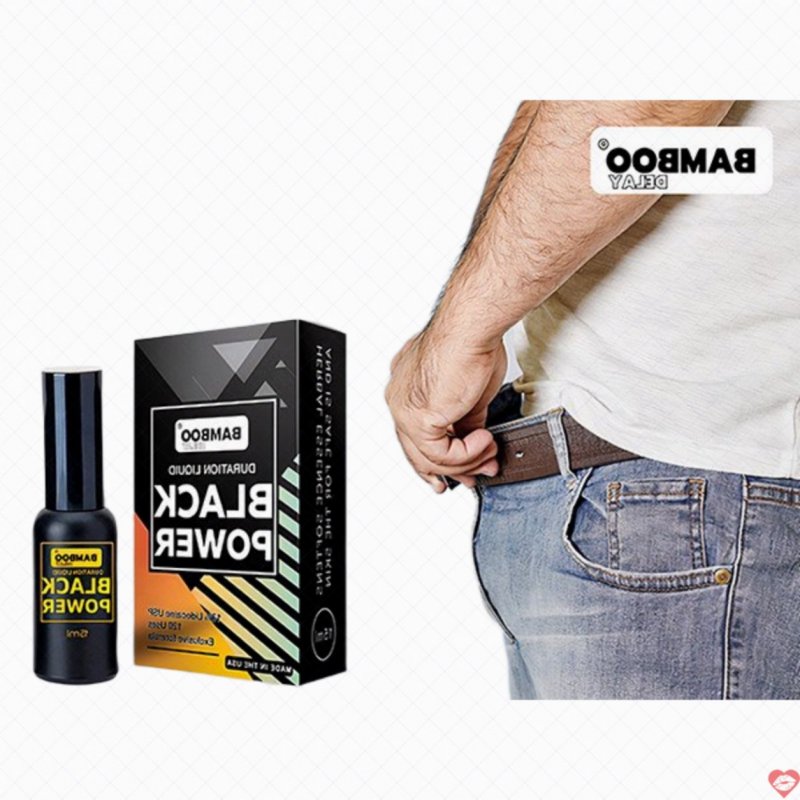 Xịt kéo dài Bamboo Delay Black Power 15ml chính hãng Mỹ 