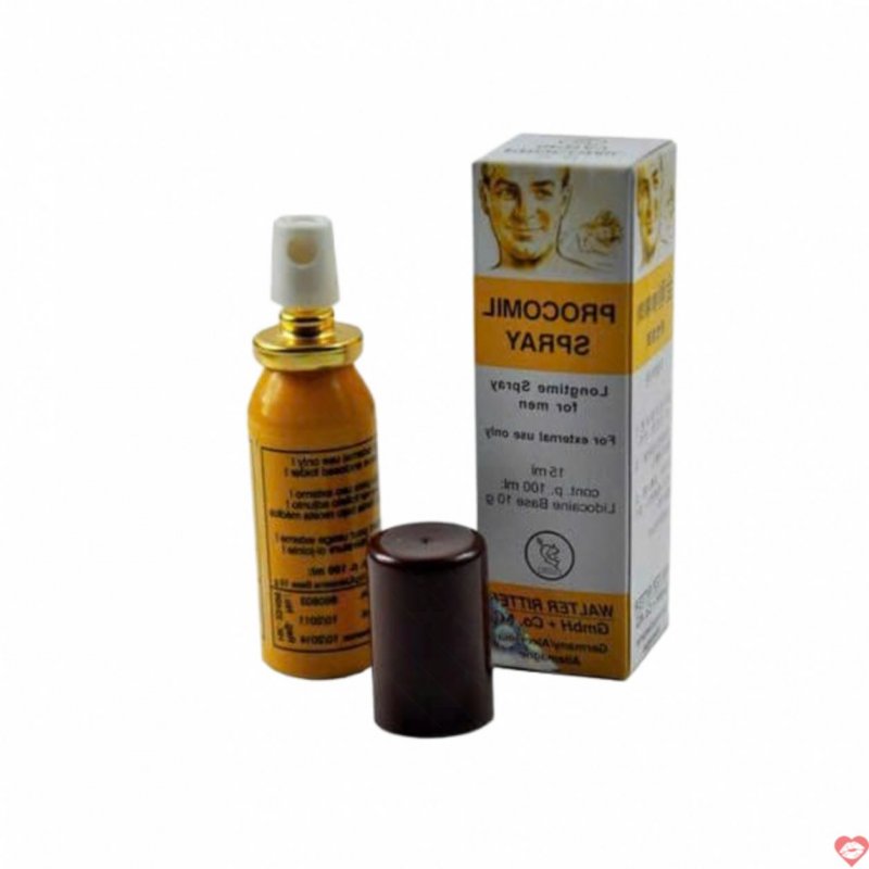 Chai xịt Procomil 15ml kéo dài thời gian quan hệ chống xuất tinh sớm 