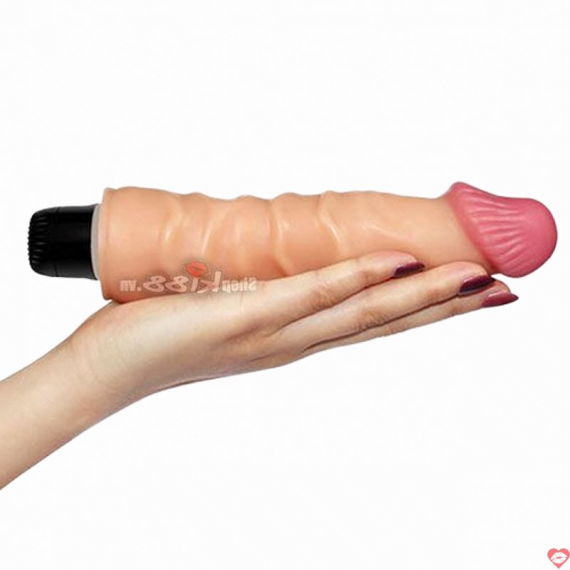 Dương vật silicon Lovetoy rung mạnh mượt, pin tiện lợi 