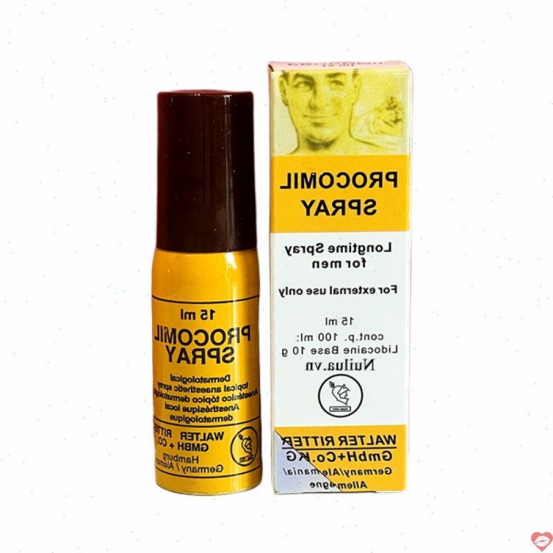 Procomil Spray 15ml Kéo dài thời gian quan hệ Chai xịt nam chất lượng Đức 