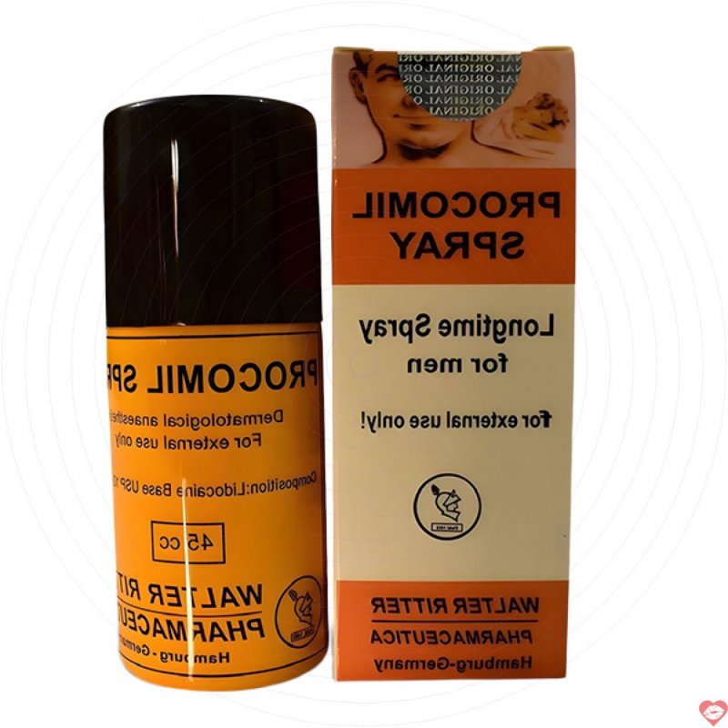 Procomil Spray 45ml Đức chai xịt chống xuất tinh sớm tăng cường phê 
