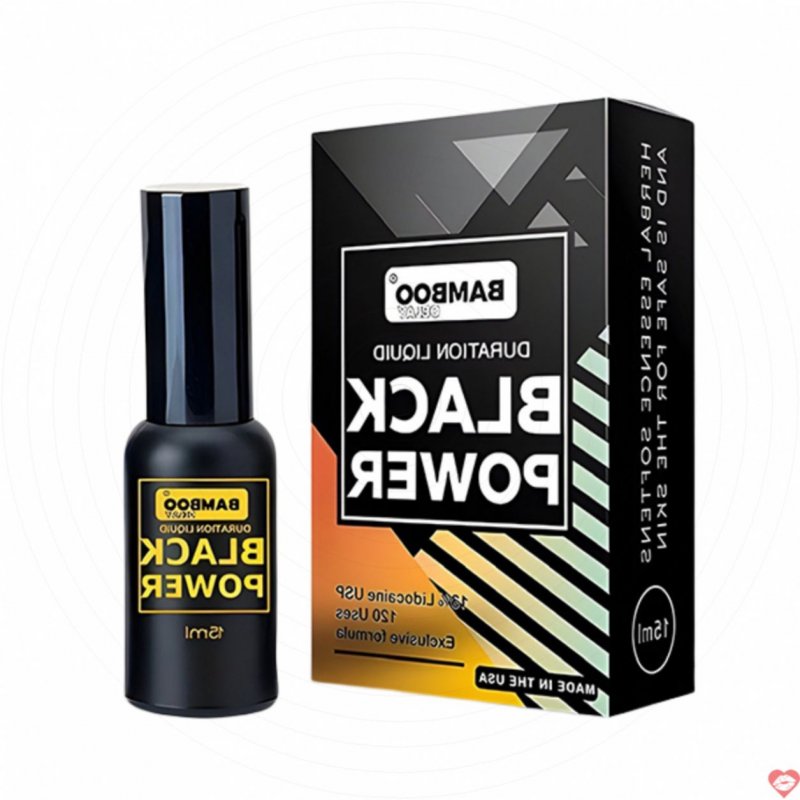 Chai xịt Bamboo Black Power 15ml Mỹ kéo dài thời gian Quan hệ Nam Giới 