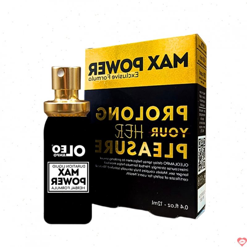 Xịt kéo dài thời gian Oleo Lampo Max Power 12ml chống xuất tinh sớm hiệu quả 