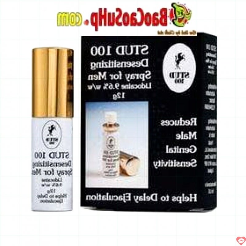 Chai xịt Stud 100 UK nắp vàng chính hãng siêu bền tăng cường hiệu quả 