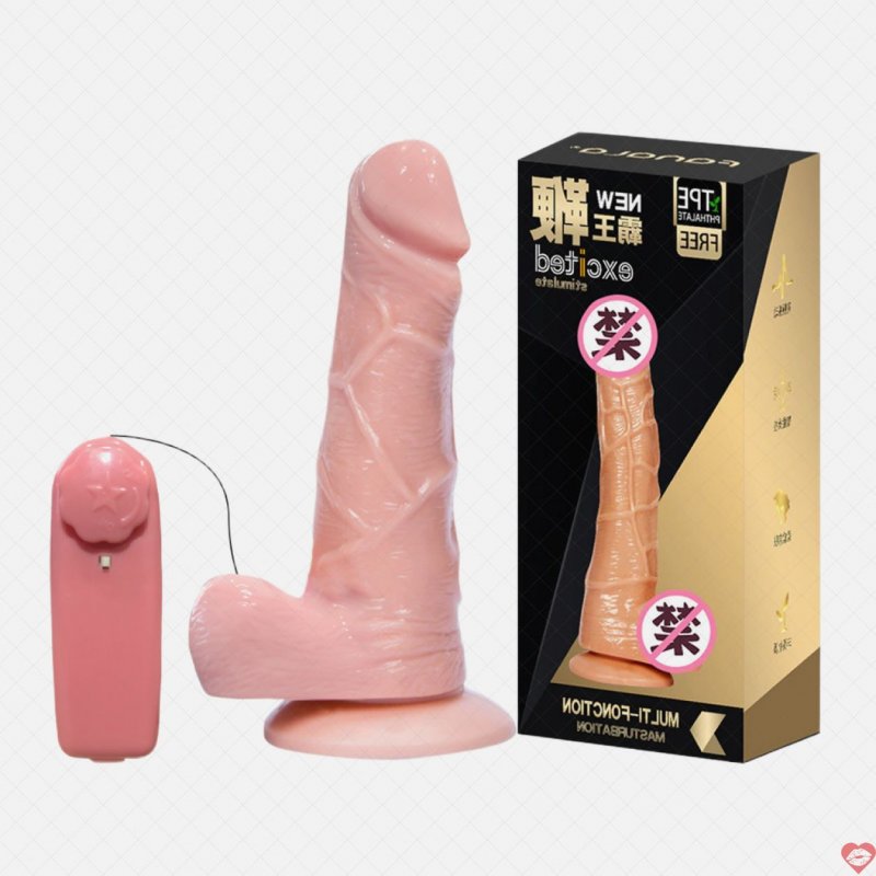 Dương vật giả Fanala Excited rung mạnh đế dính tường sang 