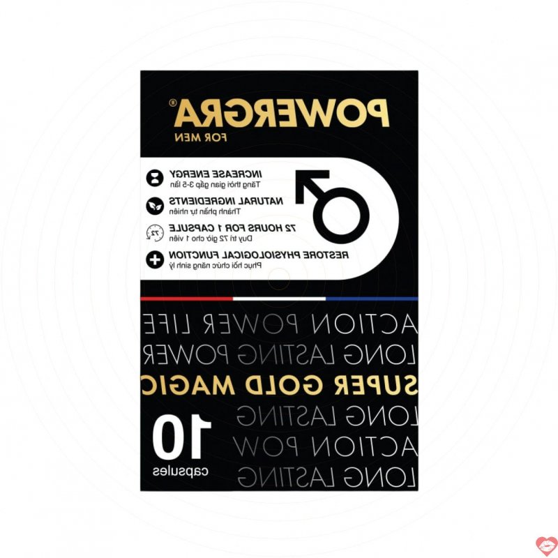 Powergra For Men tăng kích thước kéo dài thời gian hộp 10 viên tốt nhất mua ngay 