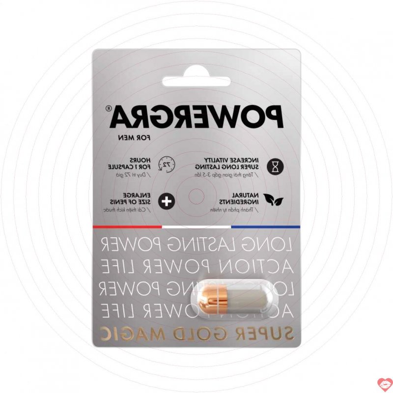 Powergra For Men viên uống tăng kích thước hỗ trợ kéo dài hiệu quả 