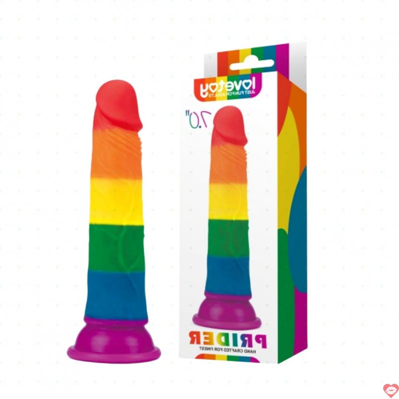 Dương vật giả Lovetoy Prider 7 inch dính tường siêu thực, bán chạy 