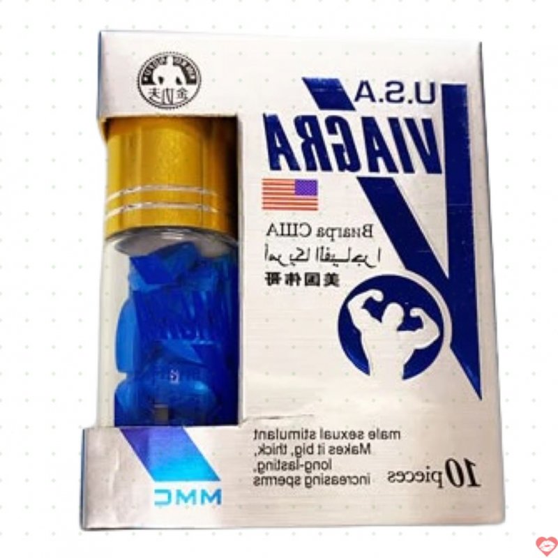 Viagra xanh dương tăng cường sinh lý mạnh mẽ hộp 10 viên chính hãng 