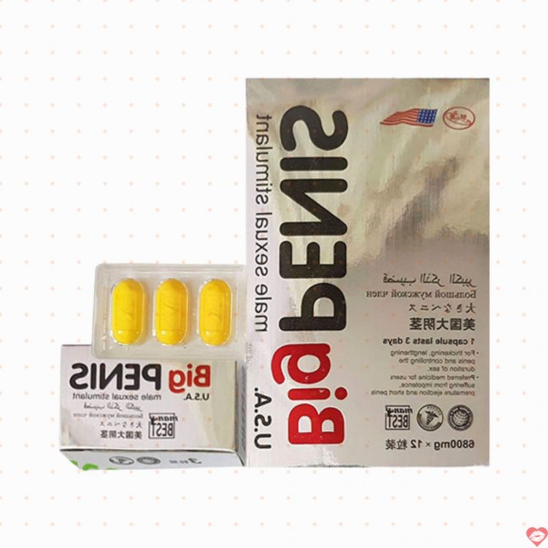 Thuốc cường dương Big Penis tăng cường sinh lý nam giới mạnh mẽ 