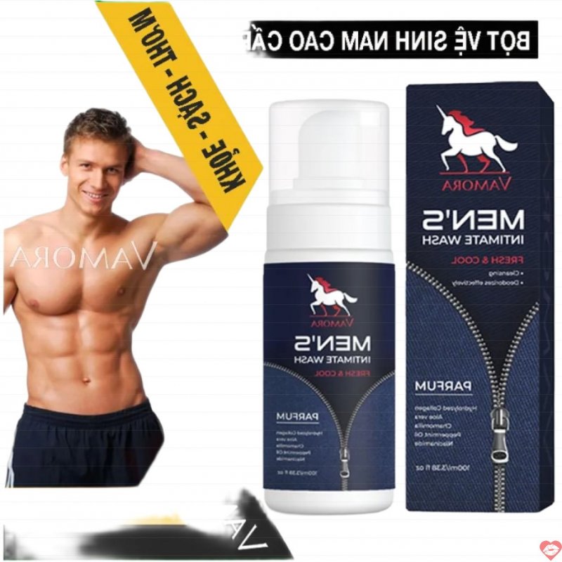 Vamora bọt vệ sinh nam mát lạnh 100ml thơm mát, sạch tự tin 
