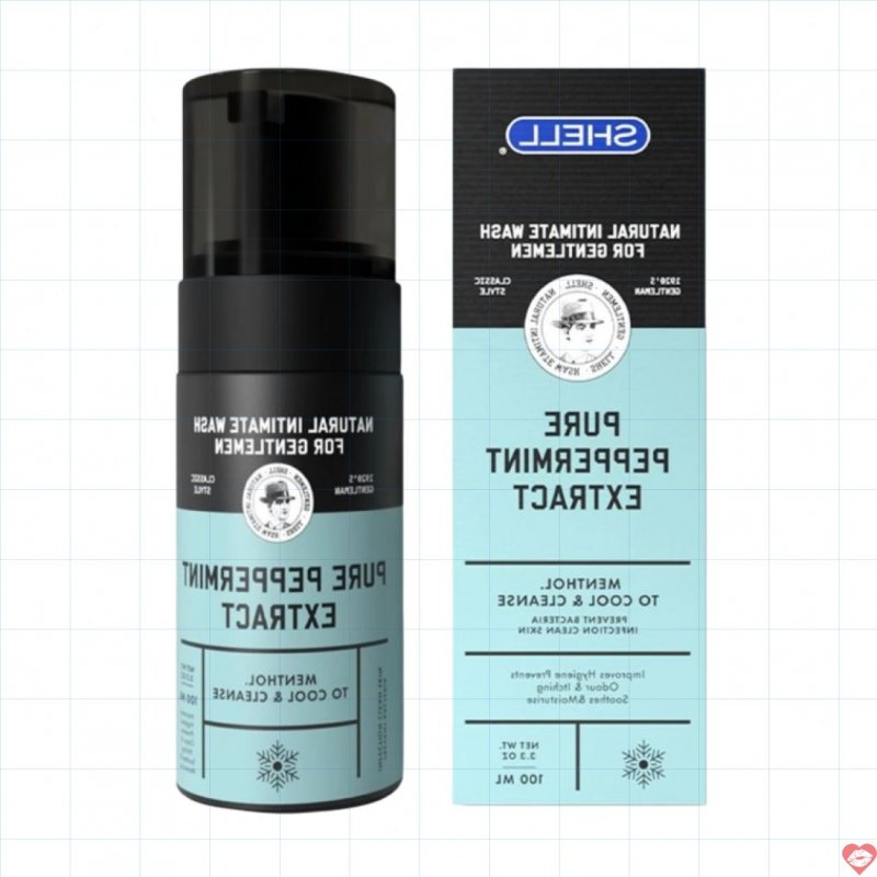 Dung dịch vệ sinh nam Shell 100ml bạc hà mát lạnh ngăn mùi hiệu quả 