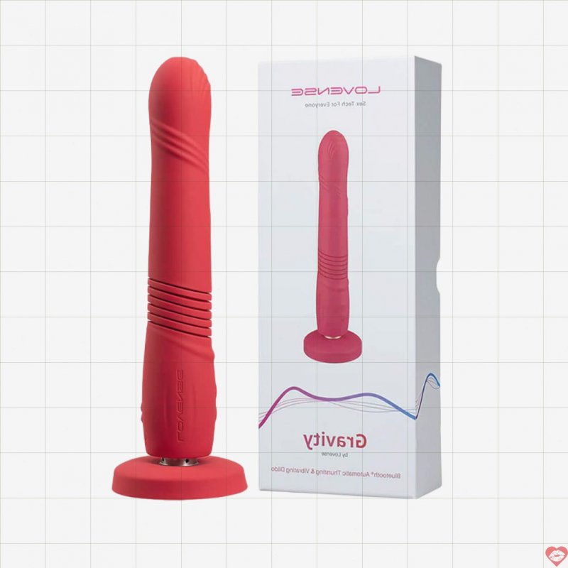 Dương vật giả Lovense Gravity rung mạnh đa tần số điều khiển app 