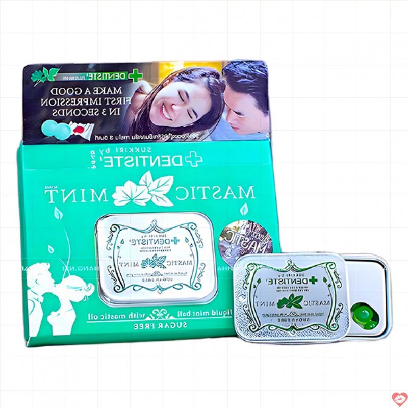 Kẹo ngậm BJ Mastic Mint mát lạnh kéo dài thời gian quan hệ chính hãng 