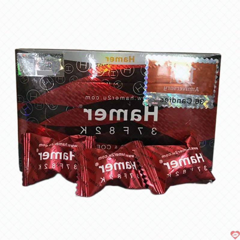 Kẹo sâm Hamer Đỏ 37F82K tăng sinh lực mạnh hộp 36 viên uy tín 