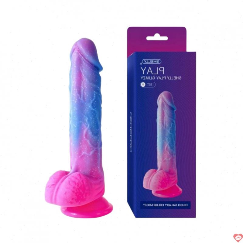 Dương vật giả Shelly Play Glimzy 17cm hút tường chuẩn cảm giác 