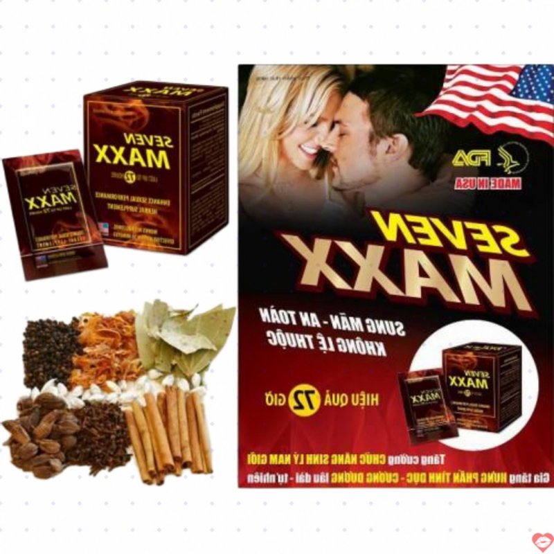 Seven Max Thảo Dược Tăng Cường Sinh Lý Nam Giới Chính Hãng USA 