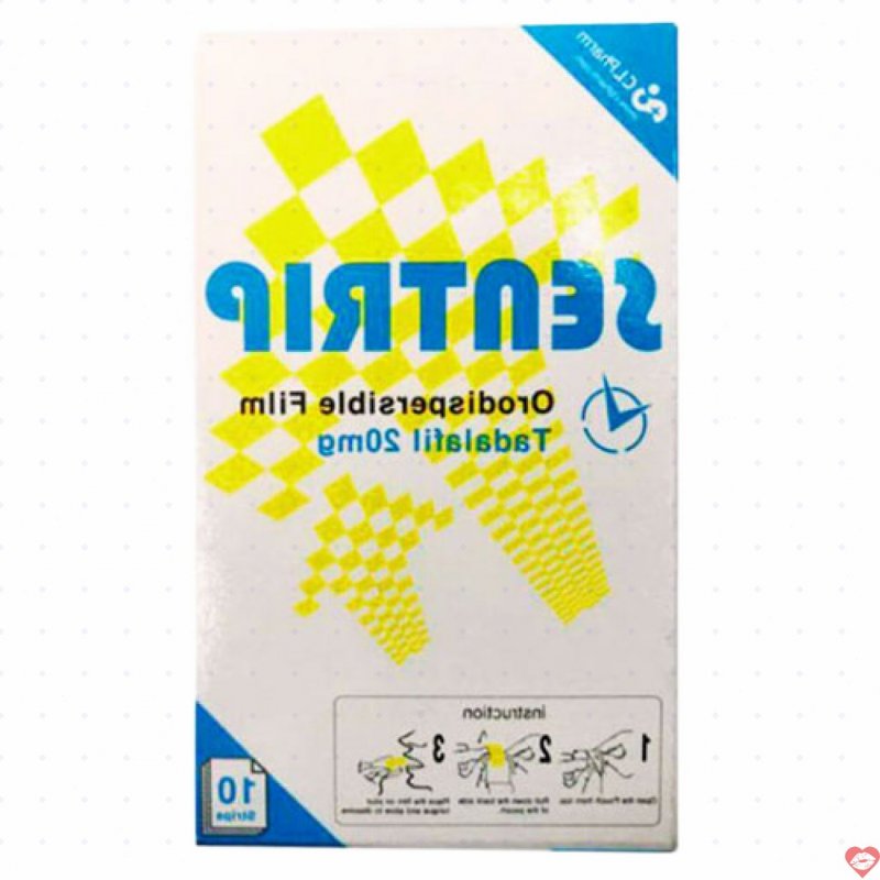 Tem Ngậm Sentrip 20mg Hàn Quốc tăng cường sinh lý nam mạnh mẽ 
