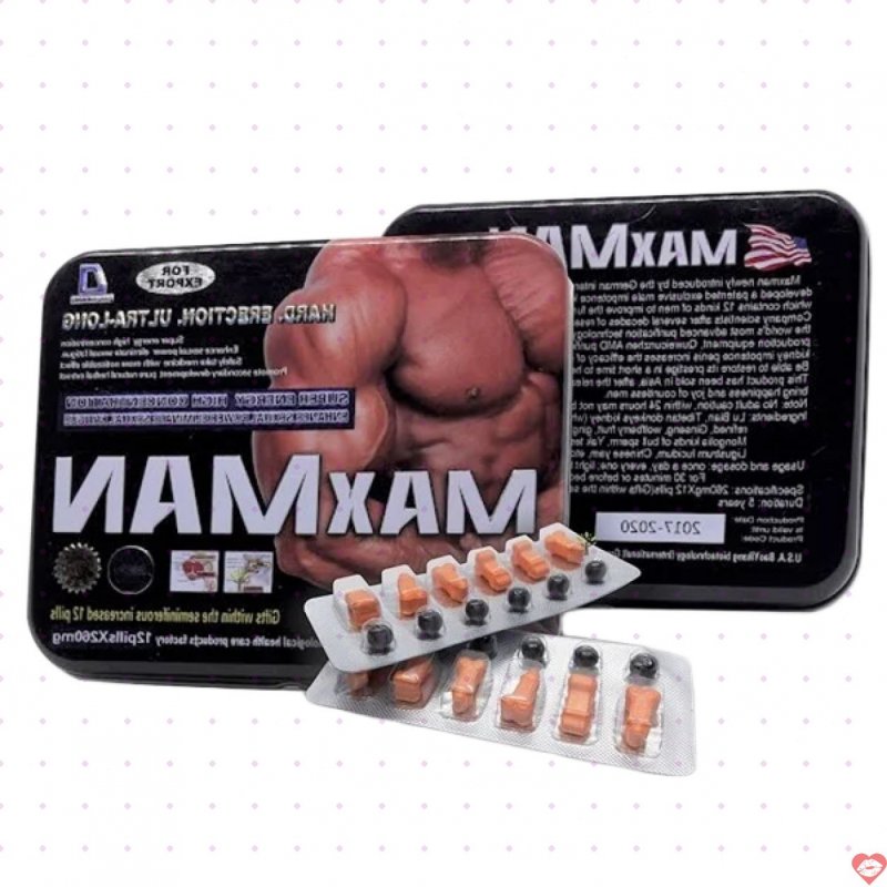 MaxMan USA 2600mg 24 Viên Hỗ Trợ Sinh Lý Nam Tăng Cường Sinh Lý 