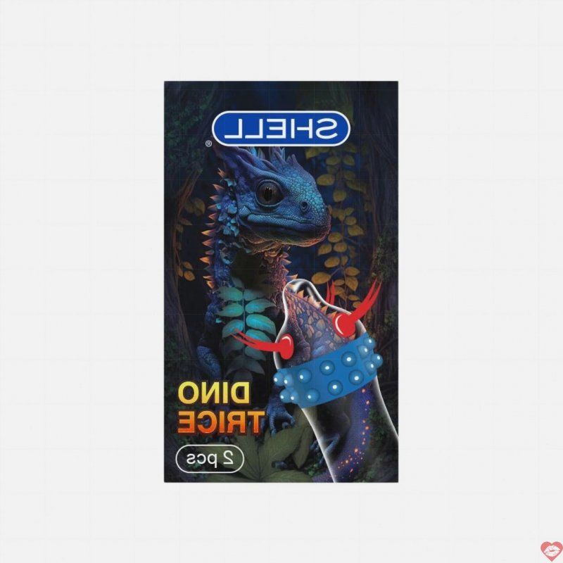 Bao cao su gai bi Shell Dino Trice kích thích mạnh mẽ lên đỉnh 
