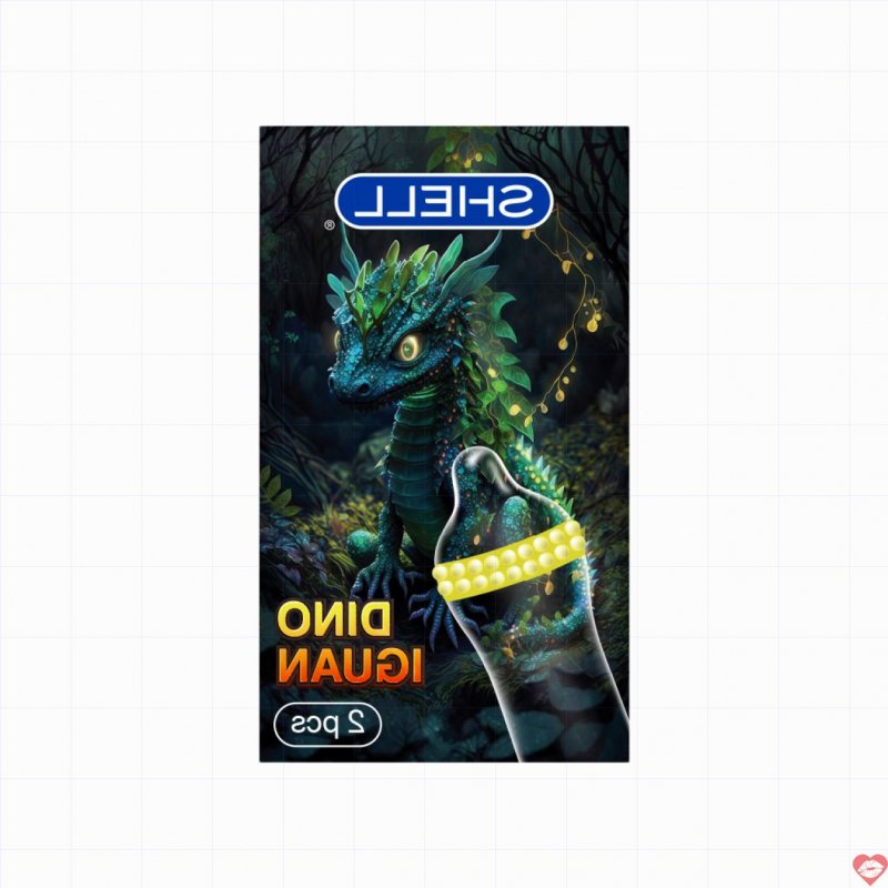 Bao cao su Shell Dino Iguan 2 vòng bi siêu lớn an toàn chất lượng 