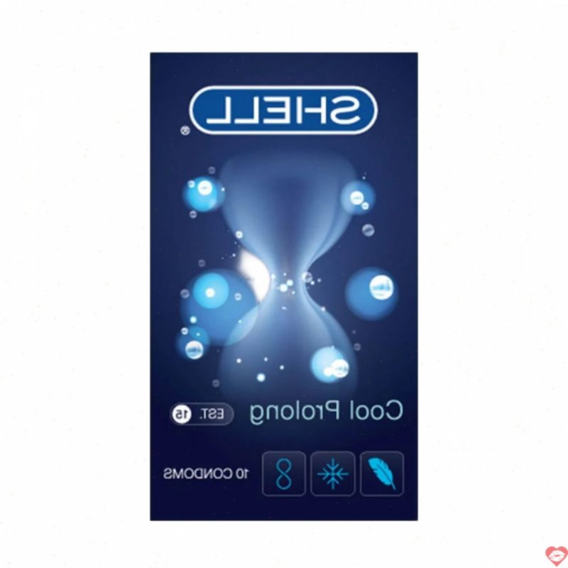 Bao cao su Shell Cool Prolong siêu mỏng mát lạnh kéo dài thời gian hộp 10 