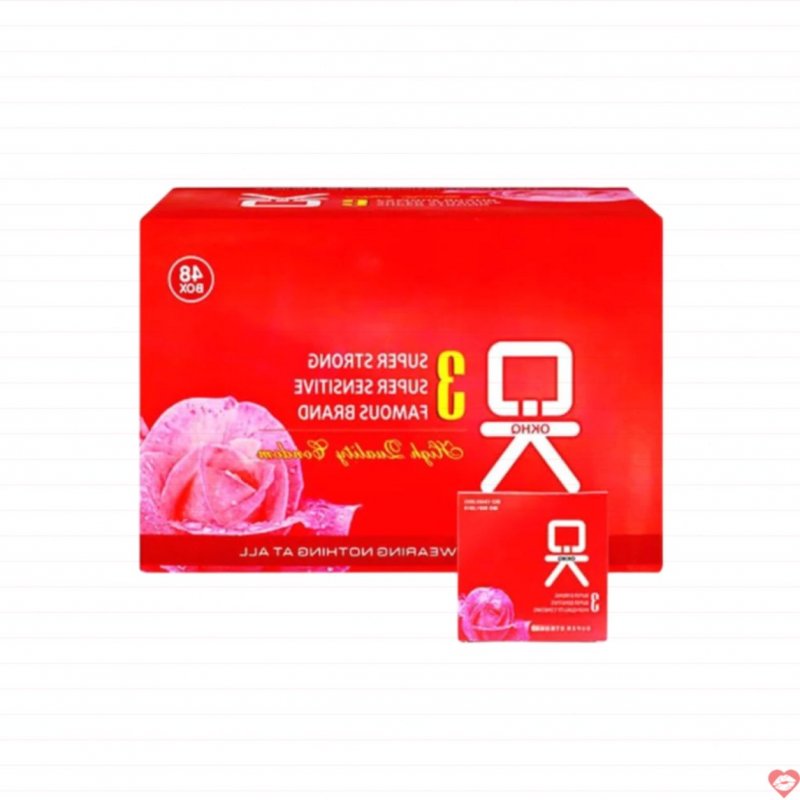 Bao cao su OKHQ hộp 144 cái không mùi an toàn thoải mái 