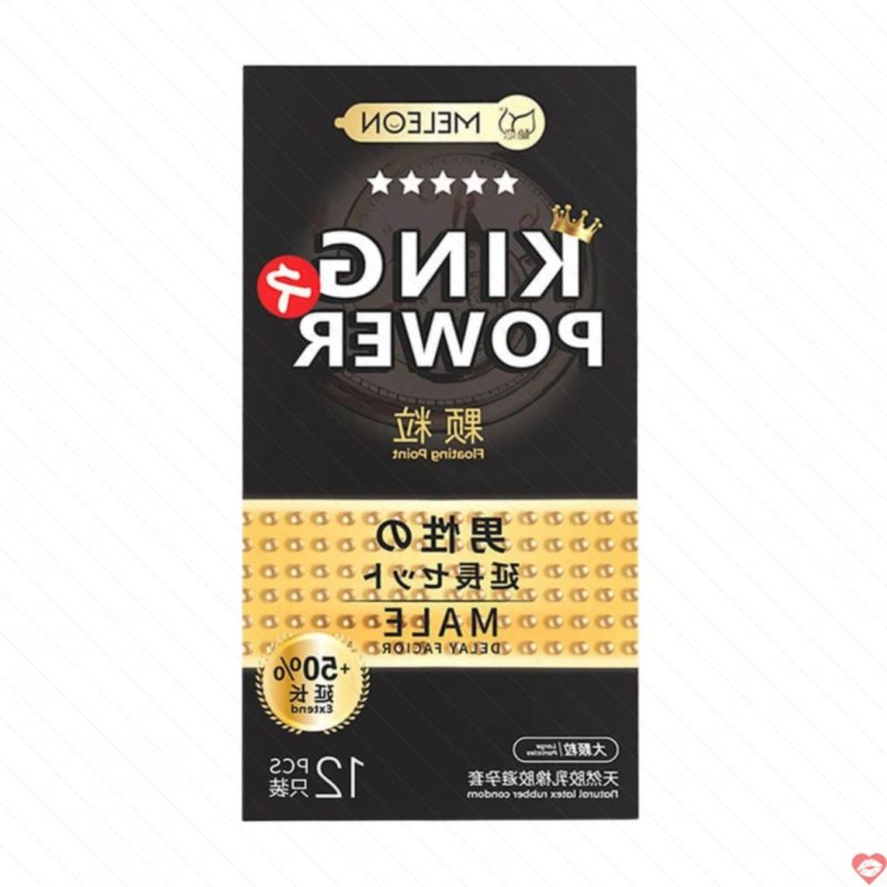 Bao cao su Meleon King Power hộp 12 hạt nổi kéo dài thời gian 50% 