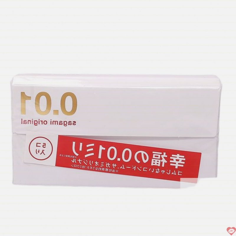 Bao cao su Sagami Original 0.01 siêu mỏng an toàn mềm mại chuẩn Nhật 