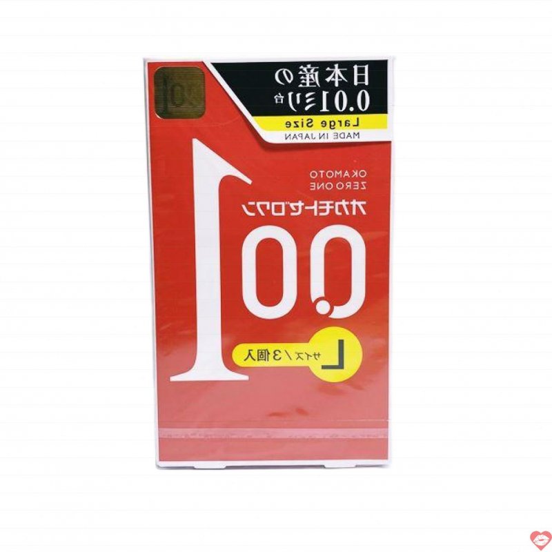Bao cao su siêu mỏng Okamoto Zero One Size lớn an toàn kích thích 