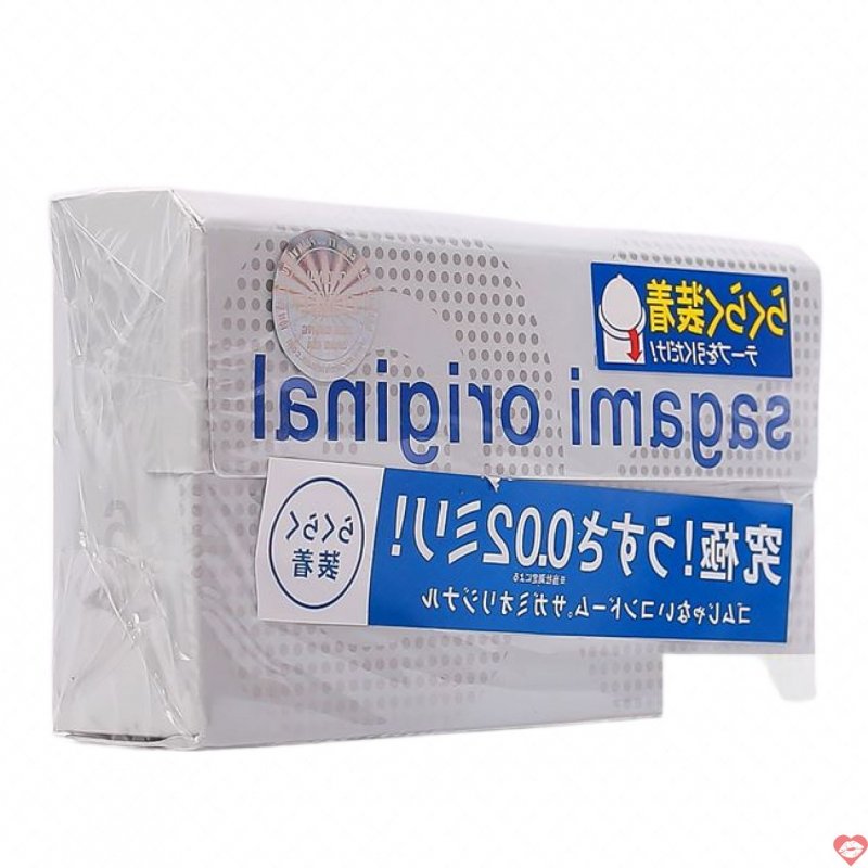 Bao cao su siêu mỏng SAGAMI 0.02 Quick truyền nhiệt nhanh 