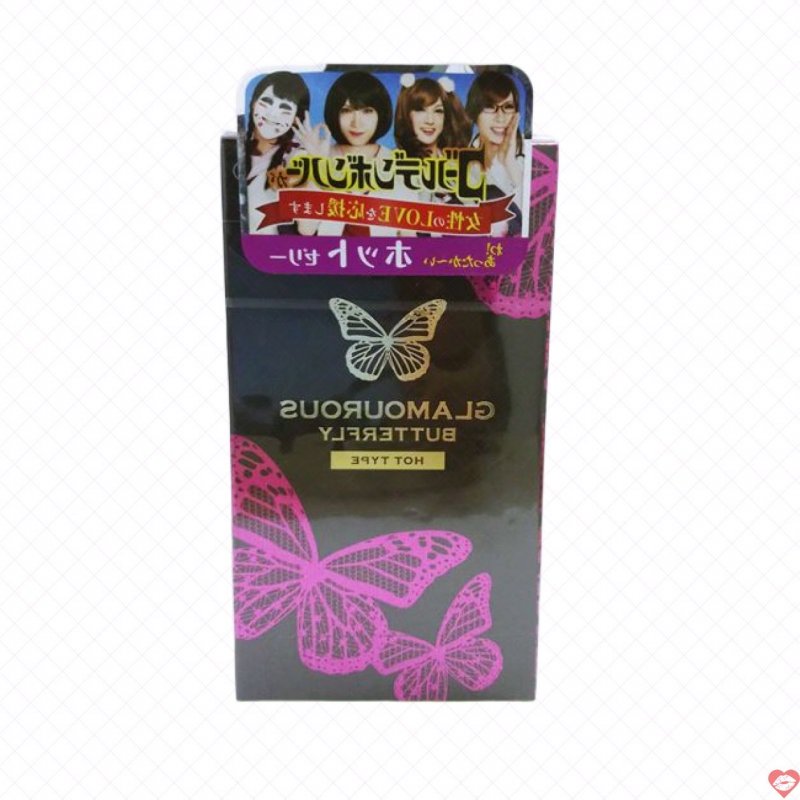 Bao cao su Jex Glamourous Butterfly Hot Type siêu mỏng tăng khoái cảm 