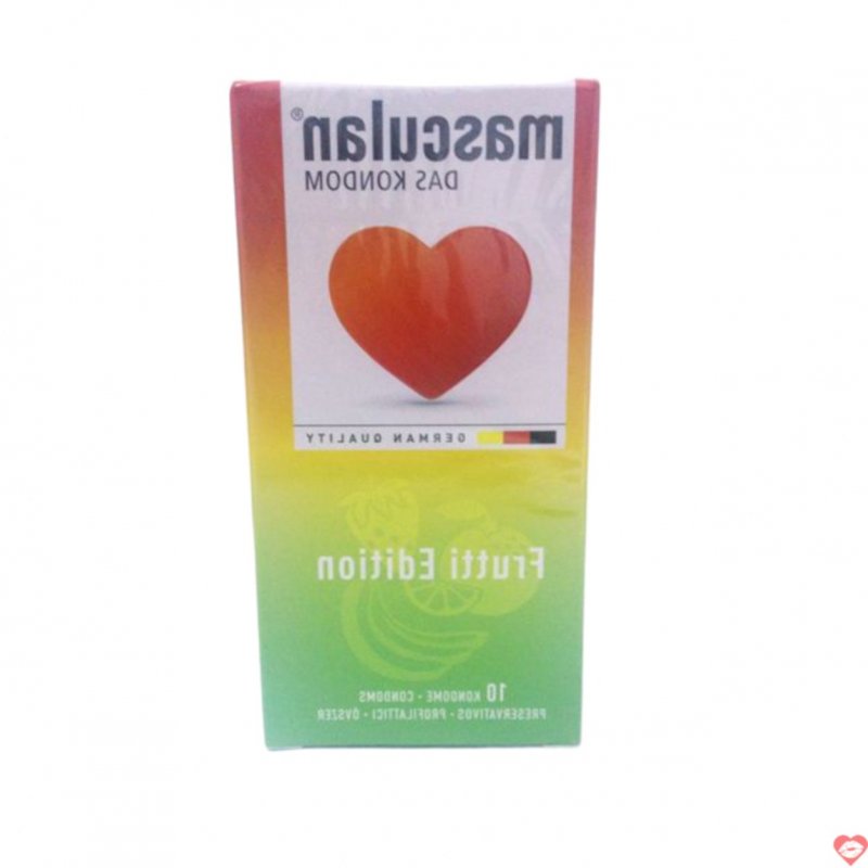 Bao cao su hương trái cây Masculan Frutti Edition thơm mát an toàn 