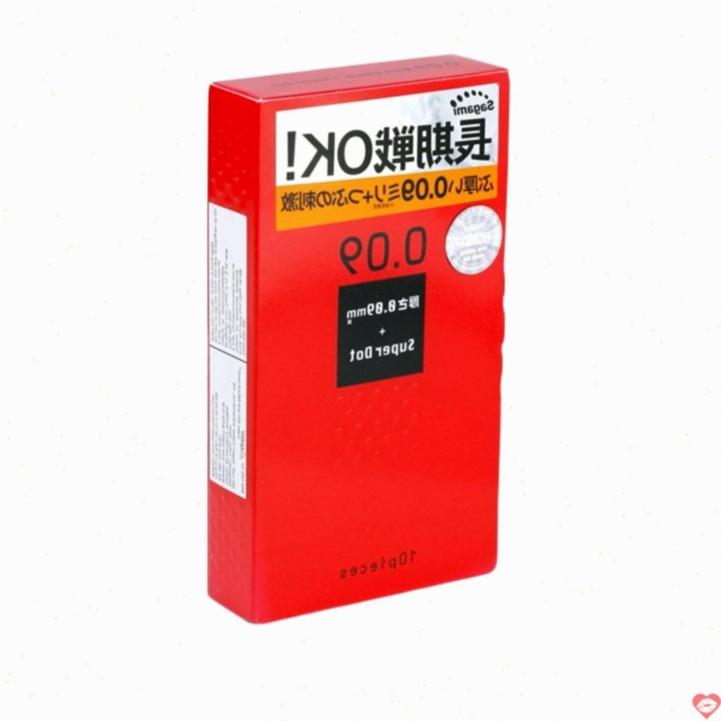 Bao cao su Sagami Super Dot 0.09 siêu mỏng tăng khoái cảm kích thích 