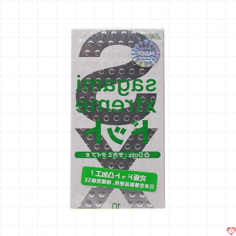 Bao cao su Sagami Xtreme White gai nhỏ kích thích mạnh mẽ giá tốt 